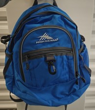 High Sierra Fatboy Tech Backpack with Laptop Pocket + Tablet Sleeve Blue  picture