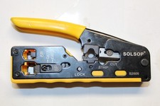 Solsop Pass Through RJ45 Crimp Tool Kit S2505 All-in-One Ethernet Crimper CAT picture