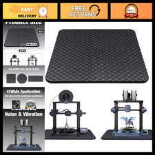 Large 3D Printer Mat 23.6''x23.6'' - Silicone Anti-Vibration Pad, Non-Slip Dampi picture