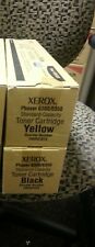ONE SET OF (2) GENUINE XEROX PHASER 6300 Toners (Y,B) Value: $ 600- IPL011  picture