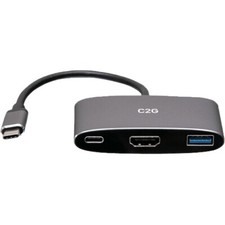 NEW C2G 54460 USB-C Mini Dock with HDMI USB-A 100 USB-C Power Delivery picture