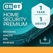 ESET HOME Security Premium 2026 1, 3, 5, 10 Device 1 or 2 Year Antivirus Digital picture
