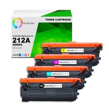 4 Pack TCT Premium 212A BCYM for Compatible HP LaserJet MFP M578c Toner picture
