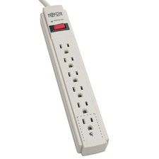 Tripp Lite TLP604 4Ft. 6-Outlet Surge Suppressor 4ft Cord, White  picture