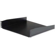 StarTech Black Standard Universal Server Rack Cabinet Shelf - 19 picture