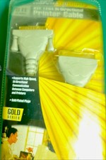 Computer Essentials IEEE Bi-Directional Printer Cable 8 Ft, New In Package picture
