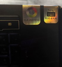 LVLUP Pro Gaming Keyboard RGB Lighting Plug & Play Black English QWERTY picture