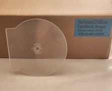 200 CD/DVD Clam Shell Clear Protective Cases picture