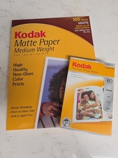 Kodak Photo Paper Matte 100 Sheets 8.5x11 AND 4x6 Gloss Both NIP  picture