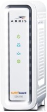 ARRIS MOTOROLA SB6190 32x8 Up to 1 Gbps Docsis 3.0 Wired Cable Modem White picture