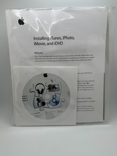 Apple iLife 2003 Install CD + Manual Sealed Package Vintage Mac picture