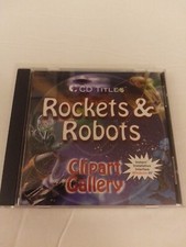 CD Titles Rockets And Robots Clipart Gallery Clip Art CD-ROM For Windows 95 - XP picture