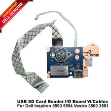 Dell Inspiron 5593 Vostro 3500 Power Button USB SD Card IO Board 630RT TMRPG picture