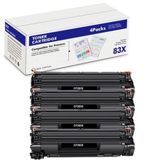 4PK CF283X 83X Toner Cartridge for HP LaserJet Pro M201dw M201n M202dw M225dn picture