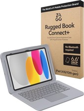 ZAGG Rugged Book Connect+ Keyboard Case iPad 11 A16 10.9 Gen 10 USB-C White picture