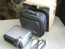 OPTOMA EP716 DLP PORTABLE PROJECTOR, ONLY 76 ORIGINAL HOURS picture