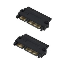 2 Pack SATA to SATA HDD Adapter, 22 Pin (7+15) Male to 22 pin Female Extender... picture