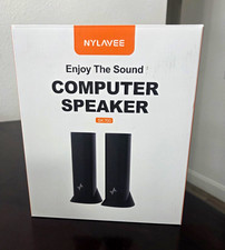 NYLAVEE SK700 Computer Speakers RGB USB Powered 2.0 Channel New picture