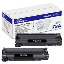 2x CE278A Toner Cartridge For HP LaserJet 78A P1566 P1600 P1606dn M1536dnf MFP picture