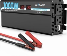 1000w Pure Sine Wave Power Inverter With 2 Ac Outlets 2 Usb Ports Lcd Display 12 picture