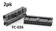 2-Pack 26-Pin Female IDC 2.54mm Pitch Socket Connector, CablesOnline FC-026 picture