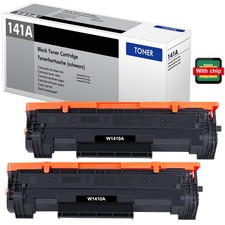 2 Pack 141A W1410A Toner WITH CHIP Fits for HP LaserJet MFP M140w M139w M110w AE picture