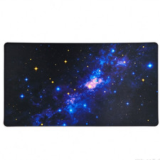 Blue Galaxy Starry Sky Large Gaming Desk Mat 79×40cm picture