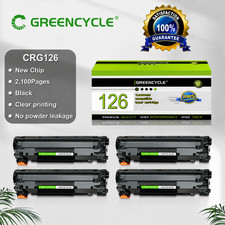 GREENCYCLE 4PK CRG-126 Toner Cartridge for Canon LBP6200d LBP6230dw LBP6230dn picture