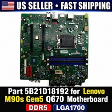Part 5B21D18192 For Lenovo ThinkCentre M90s Gen5 Q670 Motherboard  LGA1700 DDR5 picture