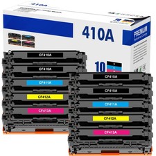 10PK Set CF410A Toner Cartridge Fits for HP Color LaserJet Pro MFP M452dw M452nw picture