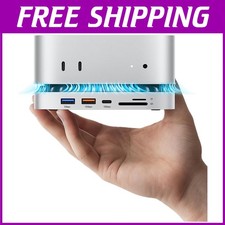 Sleek Silver Docking Station for Mac Mini M4 picture