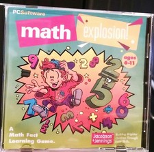 Math Explosion Ages 6-11 PC Software Jacobson & Jennings (PC,1995) picture