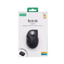 ELECOM bitra M-MT2MRSABK Quiet Trackball Mouse Bluetooth 2.4GHz Wireless Black picture