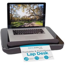 Ergonomic Lap Desk with Memory Foam - Large Surface - Black`` picture