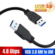 Short USB 3.0 Extension Cable 50CM 5Gbps Type A to A Male Hard Disk Radiator picture