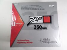 Iomega 250MB Zip PC Formatted Disks NEW SEALED 4-Pack 11066 picture
