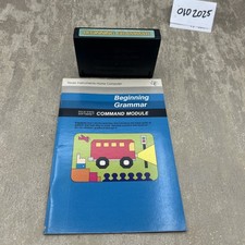 TI-99/4a Beginning Grammar Cartridge and Manual picture