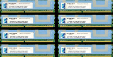 32GB 8 x 4GB ECC FULLY BUFFERED PC2-5300 DIMM DDR2 667 MHz FB Server Memory RAM picture