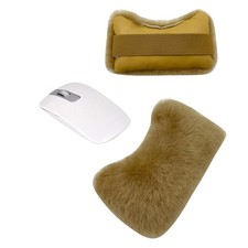 BIVIKEY1 Pcs Large Mouse Soft Wrist Rest| Made from Australian Large, Khaki picture