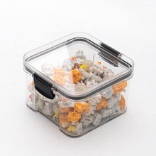 2 PCS 460ml Keyboard Switch Container Keycap Storage Box Transparent picture