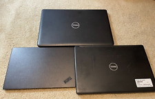 Lot of 3 Laptops, 1x Lenovo, 2x Dell - As Is picture