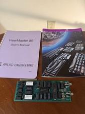 Applied Engineering Viewmaster 80 Video Card Apple II + II Plus Manuals & Box picture