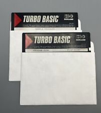 Turbo Basic Vintage Rare 1986 Floppy 5.25 Borland Program Disk + Sample Programs picture