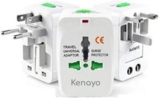 International Travel Plug Converter - White Universal Adapter for Global Use picture