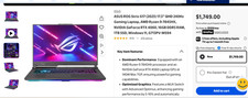 ASUS ROG Strix G17 17.3'' (1TB SSD AMD Ryzen 9 7845HX 3GHz 16GB RAM) Gaming... picture