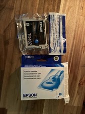 Genuine Epson TO482 Cyan Ink Cartridge - Factory Sealed picture