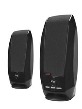USB Powered Black Speakers Compact Crystal Clear Sound 2 Watts RMS Volume Con... picture