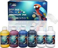 DTF Ink 250ML Combo Pack, Premium Pigment Ink for PET Film Heat Transfer Printin picture