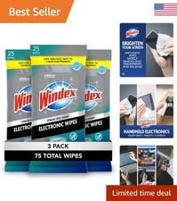 Convenient Resealable Electronic Cleaning Wipes - 75 Count for Smudge-Free Shine picture
