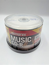 MEMOREX Blank Music CD-R 30 Pack 40X 80 Minute 700MB -New And Sealed picture